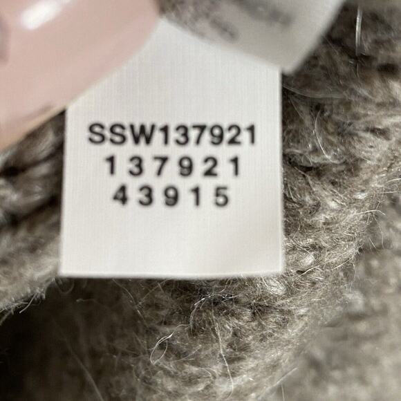 J Jill Cardigan Sweater Cardigan Duster Womens Medium Cotton Alpaca Blend Brown - Picture 11 of 11